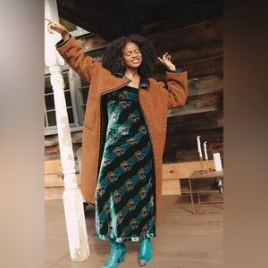 Free People Juliet Velvet Printed Maxi Dress